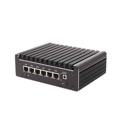 PcZinophyte Lüfterloser Soft-Router Pentium 8505 DDR5 Firewall Mini-PC 6xi226-V 2,5G NVMe SATA von PcZinophyte
