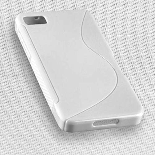 Design Rubber Case in Weiß - Silikon Cover Sschale Hülle - kompatibel mit BlackBerry Z10 von PeKa Internethandel