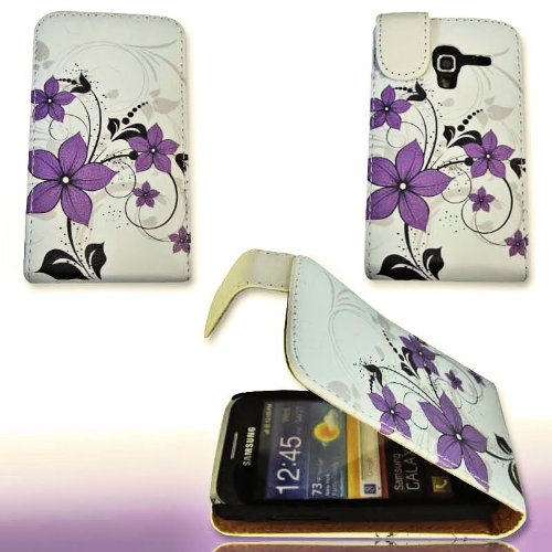 Handy Tasche Flip Style - Design No.1 - Cover Hülle Case kompatibel mit Samsung S7500 Galaxy Ace Plus von PeKa Internethandel