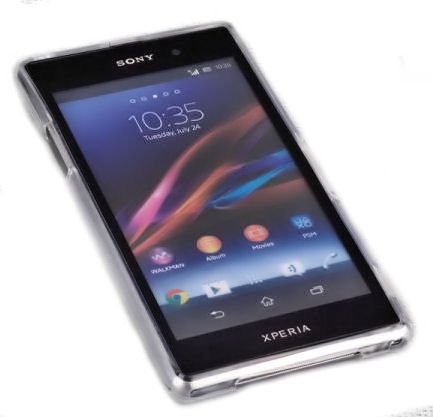 Silikon TPU Cover Case Handy Hülle Schale in Foggy für Sony Xperia Z1 von PeKa Internethandel
