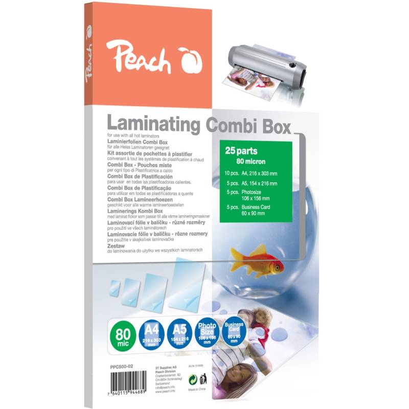Laminierfolien-Set PPC500-02 von Peach