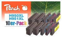 Peach 0F319837 Druckerpatrone 10 Stück(e) Blau, Cyan, Magenta, Gelb von Peach