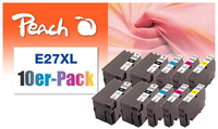 Peach 0F319986 Druckerpatrone 10 Stück(e) Schwarz, Cyan, Magenta, Gelb von Peach