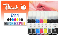 Peach 321707 Druckerpatrone 7 Stück(e) Kompatibel Standardertrag Schwarz, Cyan, Grau, Magenta, Gelb von Peach