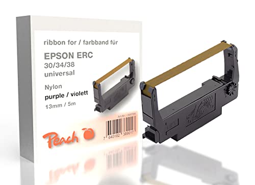 Peach ERC 30/34/38 violettes Farbband kompatibel zu Epson von Peach