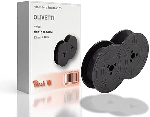 Peach Farbband ersetzt Olivetti, schwarz, Nylon, 13mm/10m, Ribbon Gr1 von Peach