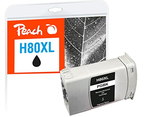 Peach H80 Druckerpatrone XL schwarz ersetzt HP No. 80 BK, C4871A für z.B. HP DesignJet 1050 C, HP DesignJet 1050 C Plus, HP DesignJet 1055 CM, HP DesignJet 1055 CM Plus Peach H80 Druckerpatrone XL schwarz ersetzt HP No. 80 BK, C4871A für z.B. HP DesignJet 1050 C, HP DesignJet 1050 C Plus, HP DesignJet 1055 CM, HP DesignJet 1055 CM Plus von Peach