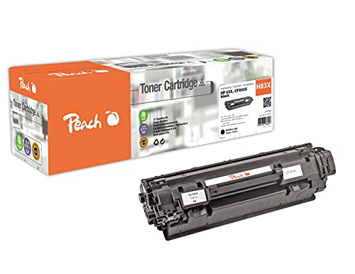 Peach H83A/X Tonermodul XL schwarz ersetzt HP No. 83X, CF283X für z.B. HP LaserJet Pro MFP M 225 dw, HP LaserJet Pro MFP M 201 dw, HP LaserJet Pro MFP M 201 n, HP LaserJet Pro MFP M 225 dn von Peach