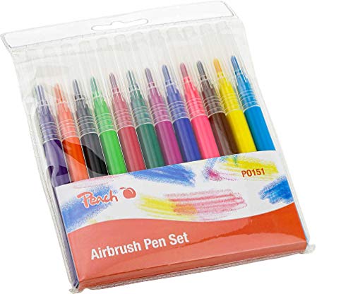 Peach Nachfüllset für elektrischen Airbrush Stift - 12 Farben - PO151 Peach Nachfüllset für elektrischen Airbrush Stift - 12 Farben - PO151 von Peach