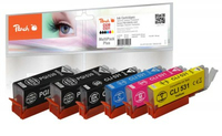 Peach PI100-504 Druckerpatrone 5 Stück(e) Kompatibel Standardertrag Schwarz, Cyan, Magenta, Gelb von Peach