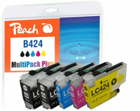 Peach PI500-390 Druckerpatrone 5 Stück(e) Kompatibel Standardertrag Schwarz, Cyan, Magenta, Gelb von Peach