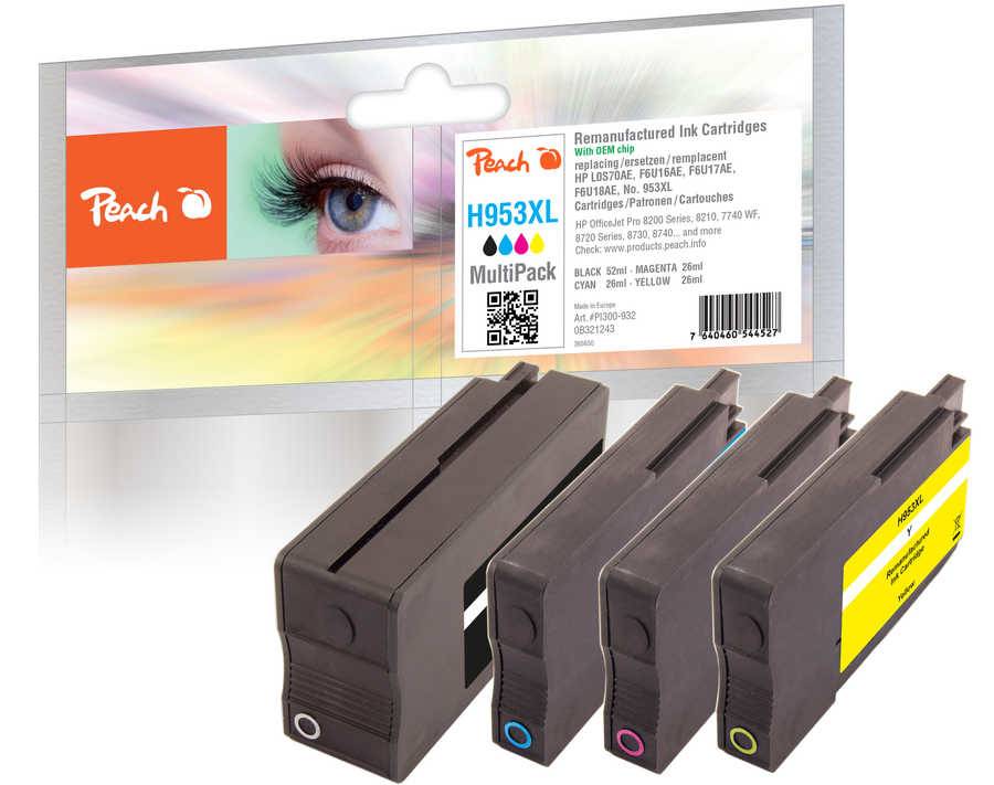 Peach Patrone HP Nr.953XL MultiPack REM,OEM,KOM Peach Patrone HP Nr.953XL MultiPack REM,OEM,KOM von Peach