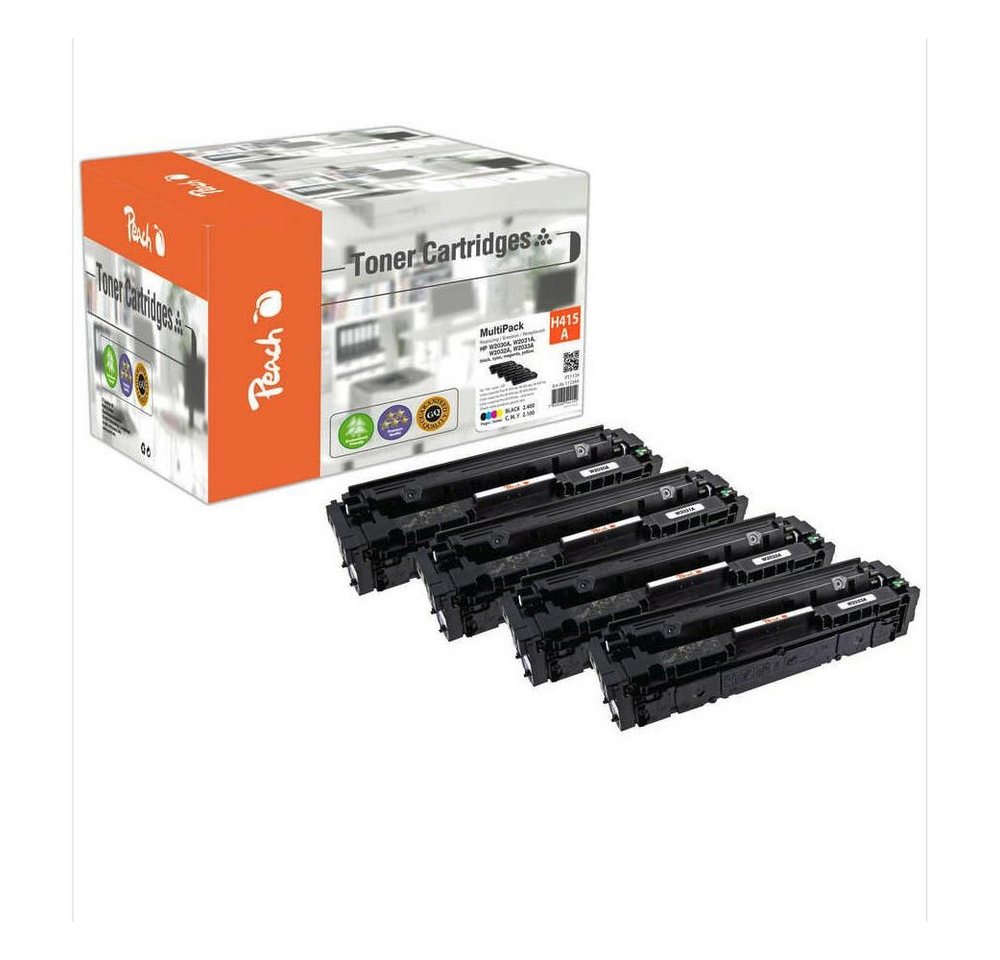 Peach Peach Toner Spar Pack PT1139 für HP 415A Toner. Laserdrucker, (CO2-neutraler Versand und einfacher Rückversand) von Peach