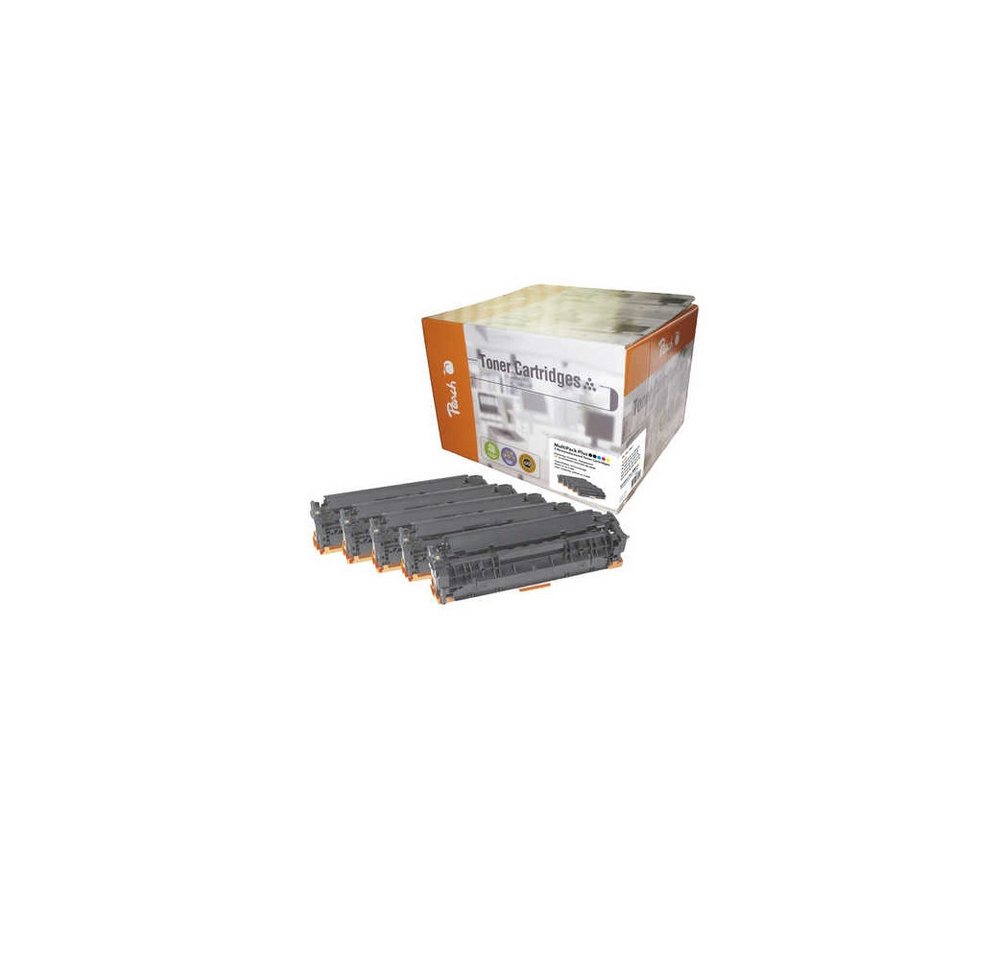 Peach Peach Toner Spar Pack Plus für HP No. 304A - 5 Patronen. Elektro-Kabel, 5 Tonerpatronen im Set, CO2-neutraler Versand Peach Peach Toner Spar Pack Plus für HP No. 304A - 5 Patronen. Elektro-Kabel, 5 Tonerpatronen im Set, CO2-neutraler Versand von Peach