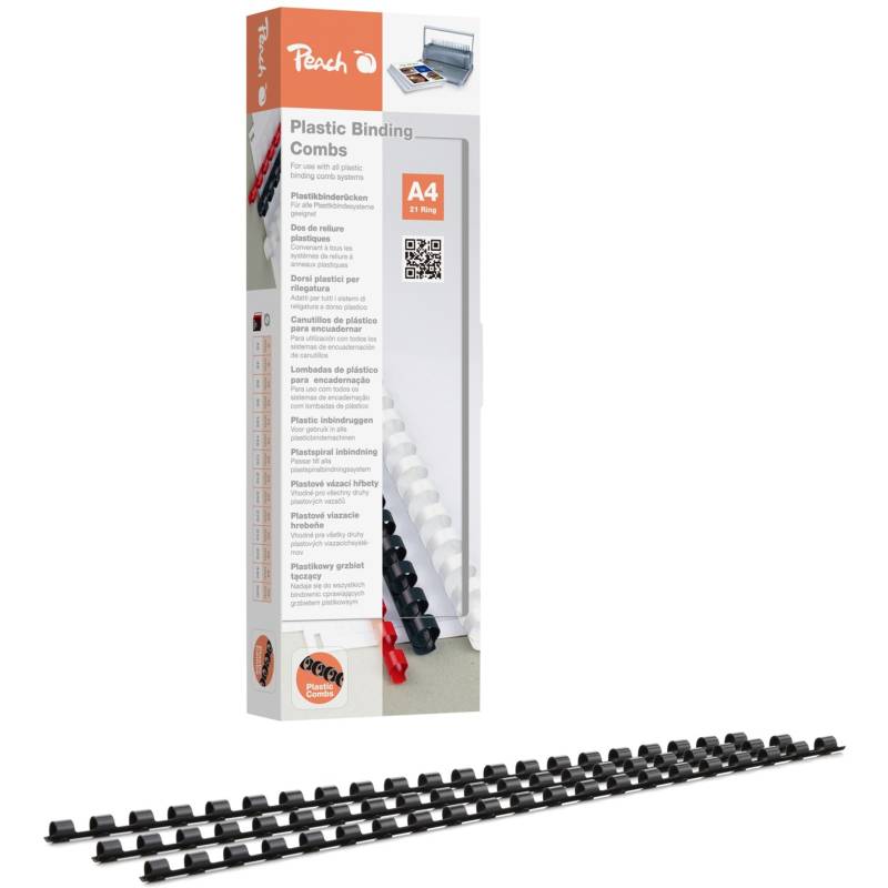 Plastikbinderücken 6mm A4 von Peach