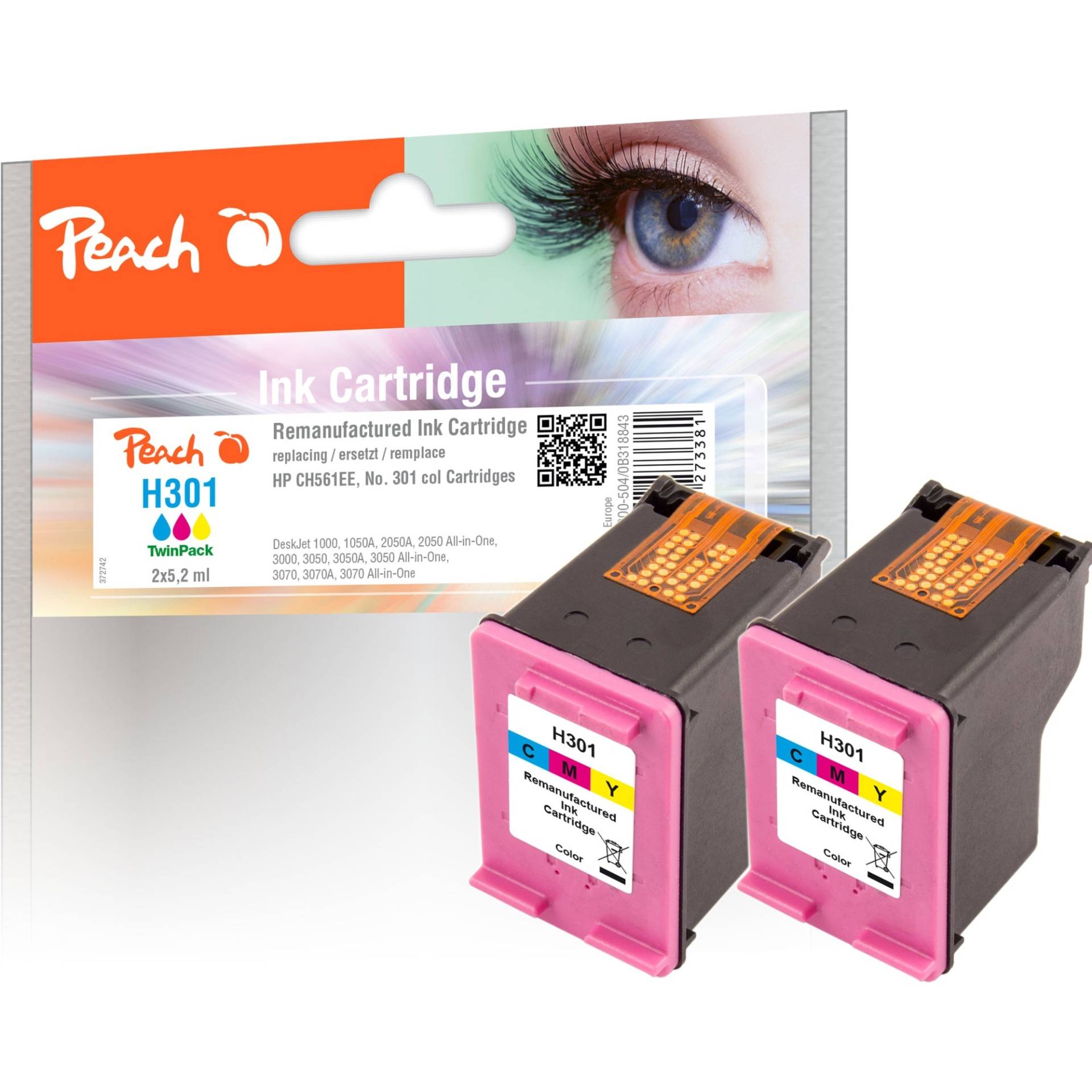 Tinte Doppelpack color PI300-504 von Peach