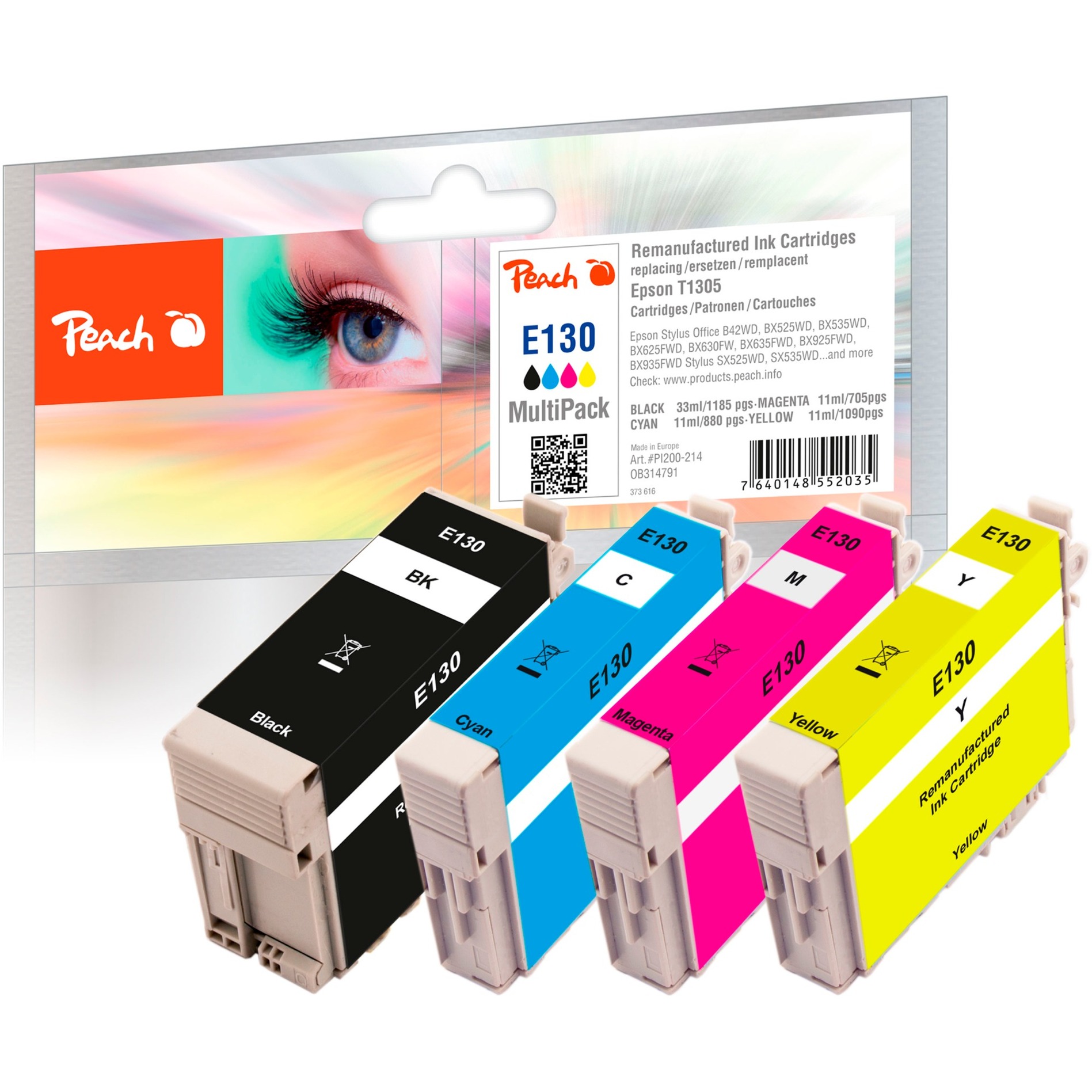 Tinte Multipack PI200-214 von Peach