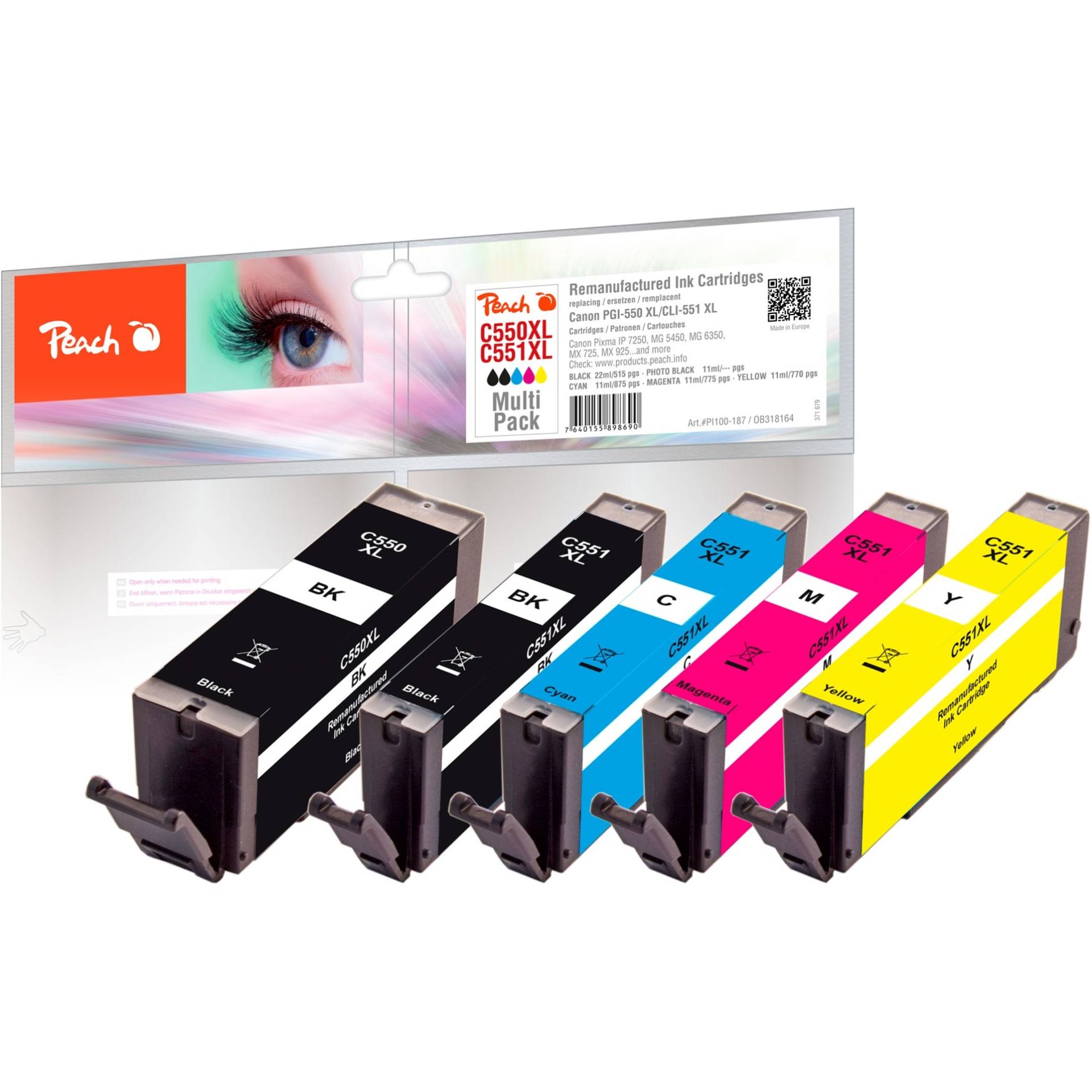 Tinte Spar Pack Plus PI100-187 von Peach
