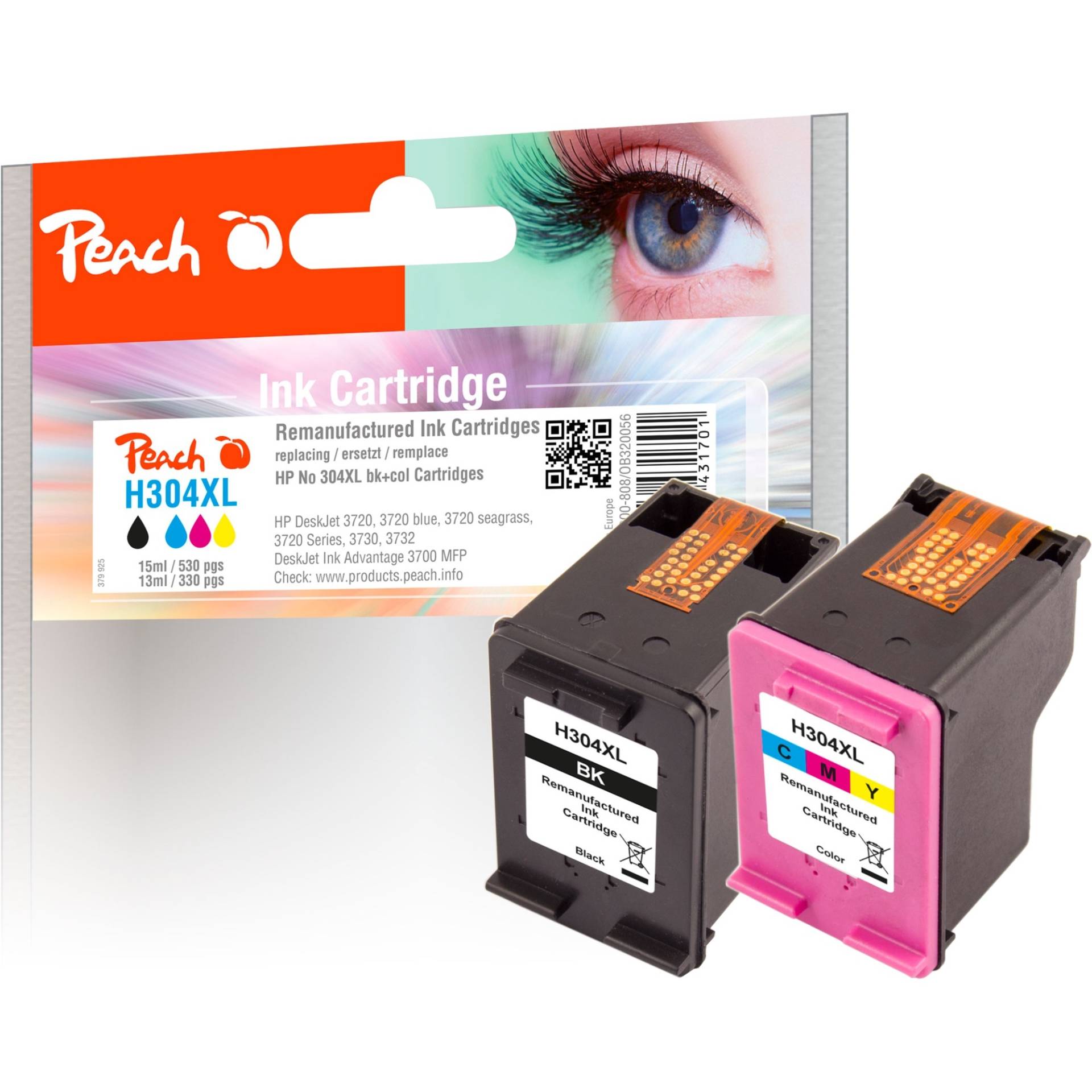 Tinte schwarz + color PI300-808 von Peach
