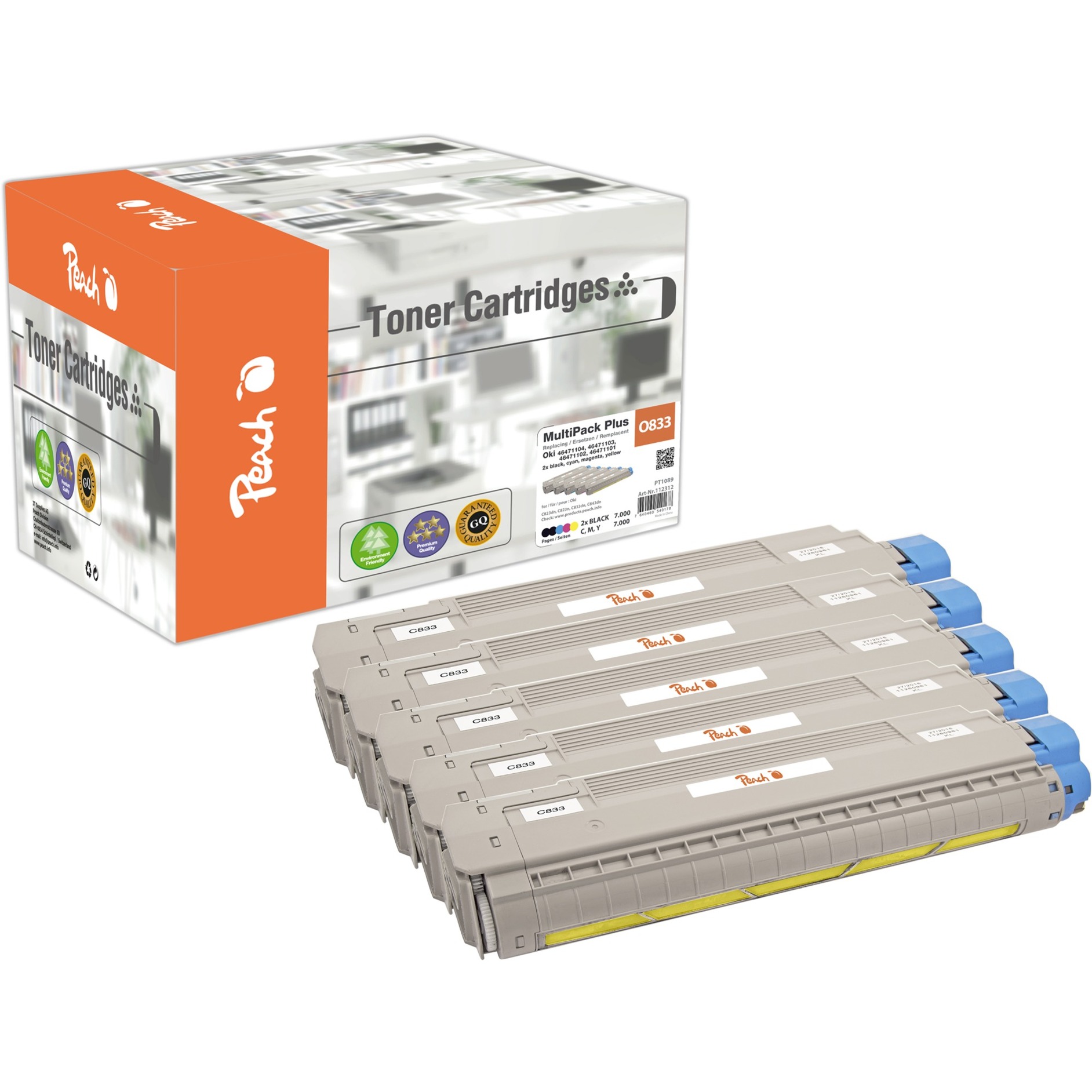 Toner Sparpack Plus 112312 von Peach