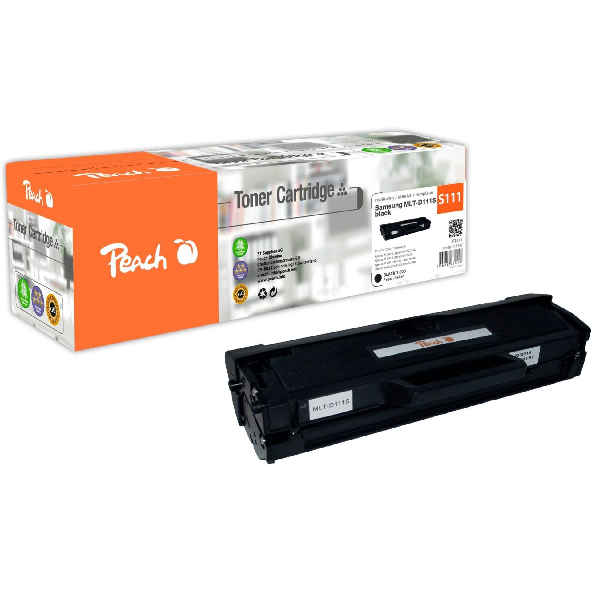 Toner schwarz 111747 Toner schwarz 111747 von Peach