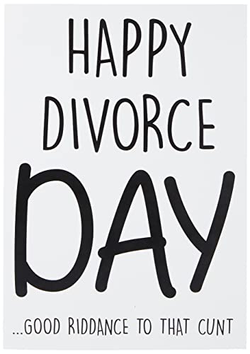 Divorce Karten Geschieden Karte Happy Divorce Tag Lustig Karten Neuheit C Karten Swearing Karte Bester Freund Karte Just Geschieden, Divorce Tag PC278 von Peachy Antics