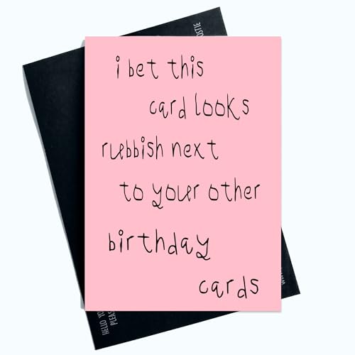 Peachy Antics Lustige Geburtstagskarte für sie, I Bet This Card Looks For Friends, Family, Work Colleagues, lustige Karte, Witz, Neuheit SP172 von Peachy Antics