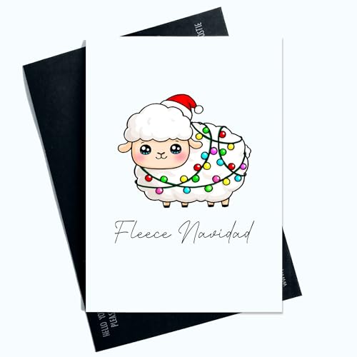 Peachy Antics Lustige Weihnachtskarte, Fleece, Navidad, lustige Witz, Weihnachtskarte, Weihnachten für Sie und Ihn, Lachen SP150 von Peachy Antics