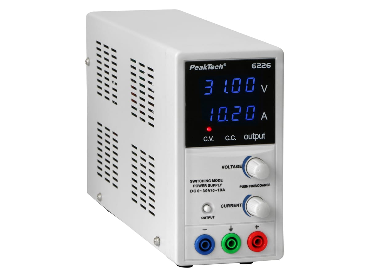 PEAKTECH Labornetzteil, P 6226, 0...30 V/ 0...10 A PEAKTECH Labornetzteil, P 6226, 0...30 V/ 0...10 A von PeakTech