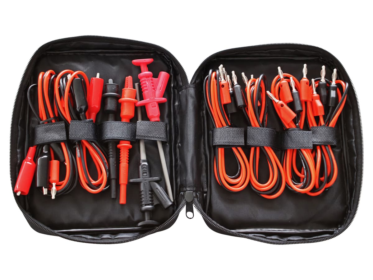 PEAKTECH Messzubehör-Set, P 8201, für Labornetzgeräte mit 4 mm Steckern PEAKTECH Messzubehör-Set, P 8201, für Labornetzgeräte mit 4 mm Steckern von PeakTech