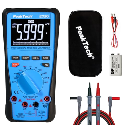 PeakTech 2030 – True RMS 1000 V Digitalmultimeter 6.000 Counts von PeakTech