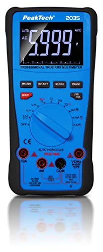 PeakTech 2035 – True RMS 1000 V Digitalmultimeter 6.000 Counts, USB von PeakTech