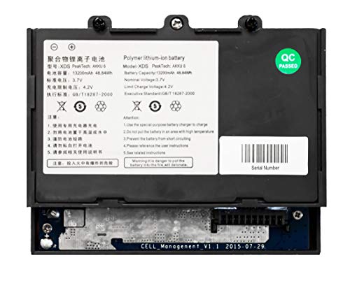 PeakTech AKKU 6 Li-Po 3,7 V-13200 mA/h für Digital Speicher Oszilloskope von PeakTech