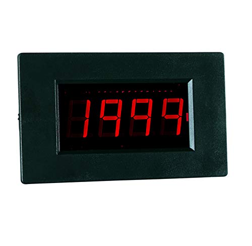 PeakTech Digital Einbau Voltmeter / Amperemeter 2000 Counts, 1 Stück, LDP-235, rot, 83 x 49 x 22 mm von PeakTech