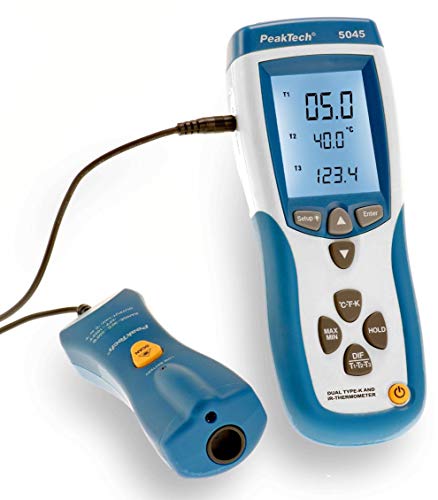 PeakTech Digitales zweikanaliges Thermometer PeakTech Digitales zweikanaliges Thermometer von PeakTech