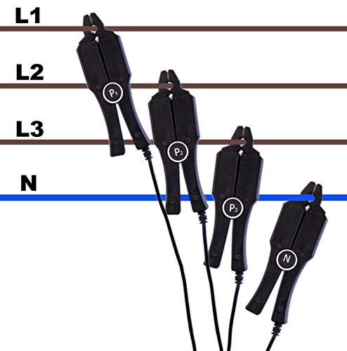 5 A Stromzange/Messadapter/Sonde mit BNC Anschluss, geeignet für Oszilloskope oder Netzanalyse von PeakTech