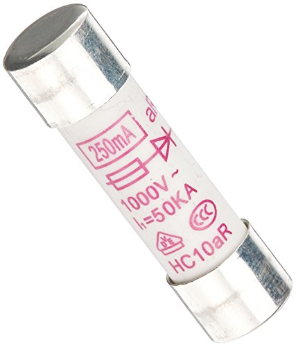 PeakTech Set Keramik Feinsicherung 250 mA / 1000 V, 10,3 x 38 mm, Audio und HiFi, 10 Stück, P 7500 von PeakTech