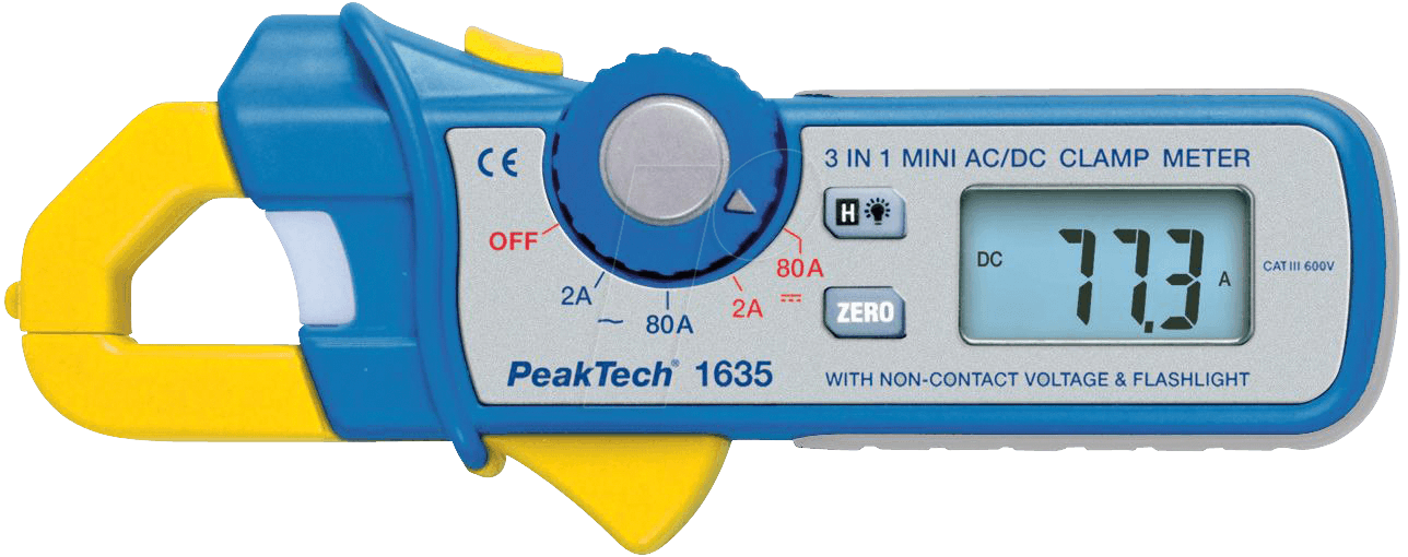 PeakTech Stromzange 2 A/80 AAC (PeakTech 1635) von PeakTech