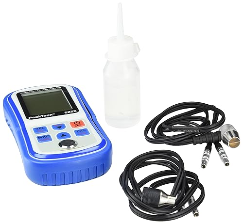 PeakTech P 5225 Ultraschall Dickenmessgerät für präzise Messung der Materialstärken von 1.00 mm bis 300.0mm - Materialstärkemessgerät mit Auflösung von 1.00 mm bis 300.0mm - Ultraschall Messer PeakTech P 5225 Ultraschall Dickenmessgerät für präzise Messung der Materialstärken von 1.00 mm bis 300.0mm - Materialstärkemessgerät mit Auflösung von 1.00 mm bis 300.0mm - Ultraschall Messer von PeakTech
