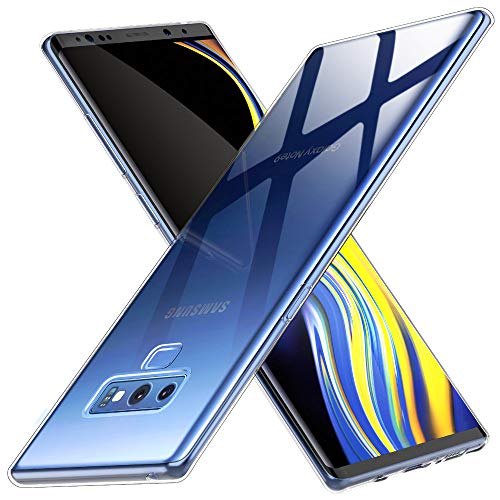 Peakally Samsung Galaxy Note 9 Hülle, Soft Silikon Dünn Transparent Hüllen [Kratzfest] [Anti Slip] Durchsichtige TPU Schutzhülle Case Weiche Handyhülle für Samsung Galaxy Note 9 -Klar von Peakally