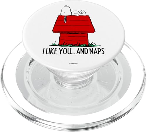 Peanuts Snoopy Valentinstag Ich mag Nickerchen PopSockets PopGrip für MagSafe von Peanuts