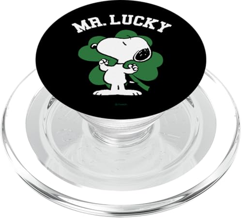 Peanuts St Patrick's Day Snoopy Mr. Lucky PopSockets PopGrip für MagSafe von Peanuts