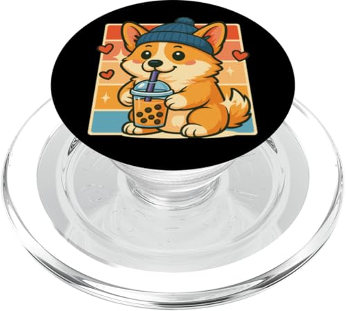 Boba Bubble Tea-Liebhaber, Corgi, trinkt Bubble Tea-Fan PopSockets PopGrip für MagSafe Boba Bubble Tea-Liebhaber, Corgi, trinkt Bubble Tea-Fan PopSockets PopGrip für MagSafe von Pearl Milk Tea Designs for Bubble Tea Enthusiasts