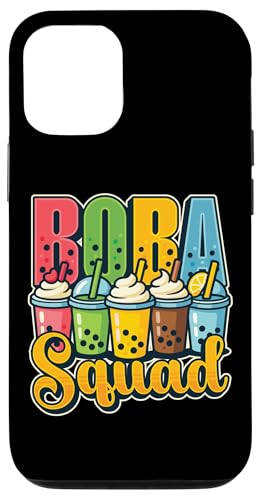 Boba Bubble Tea-Liebhaber Boba Squad Bubble Tea-Enthusiast Hülle für iPhone 12/12 Pro von Pearl Milk Tea Designs for Bubble Tea Enthusiasts