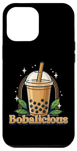 Boba Bubble Tea-Liebhaber Bobalicious Bubble Tea-Enthusiast Hülle für iPhone 12 Pro Max von Pearl Milk Tea Designs for Bubble Tea Enthusiasts
