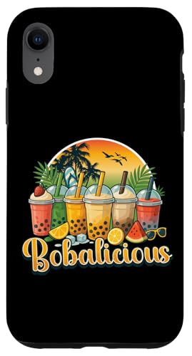 Boba Bubble Tea-Liebhaber Bobalicious Bubble Tea-Enthusiast Hülle für iPhone XR von Pearl Milk Tea Designs for Bubble Tea Enthusiasts