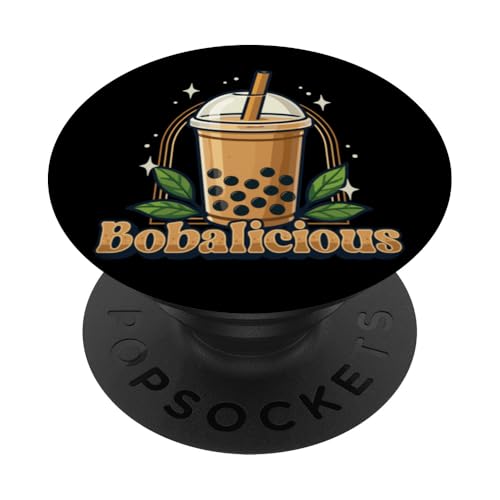 Boba Bubble Tea-Liebhaber Bobalicious Bubble Tea-Enthusiast PopSockets Klebender PopGrip Boba Bubble Tea-Liebhaber Bobalicious Bubble Tea-Enthusiast PopSockets Klebender PopGrip von Pearl Milk Tea Designs for Bubble Tea Enthusiasts