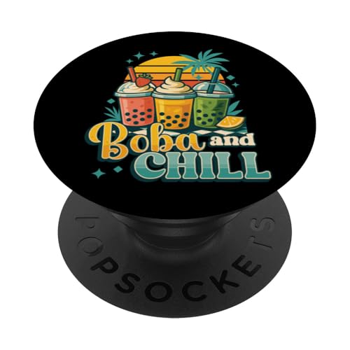 Boba Bubble Tea Lover Boba Trinker Bubble Tea Enthusiast PopSockets Klebender PopGrip Boba Bubble Tea Lover Boba Trinker Bubble Tea Enthusiast PopSockets Klebender PopGrip von Pearl Milk Tea Designs for Bubble Tea Enthusiasts