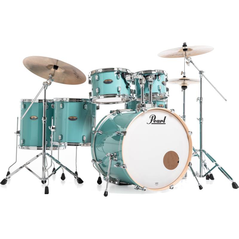 Pearl DMP926S/C884 Decade Maple Ice Mint 6-Piece Drum Kit von Pearl