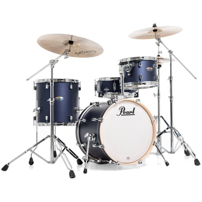 Pearl DMP984/C207 Decade Maple Ultra Marine Velvet 4-Piece Drum Kit von Pearl